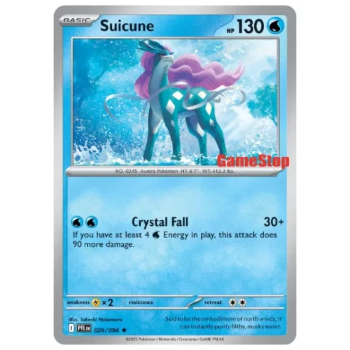 Suicune (Cosmos Holo) (Gamestop Exclusive) Sealed Promo